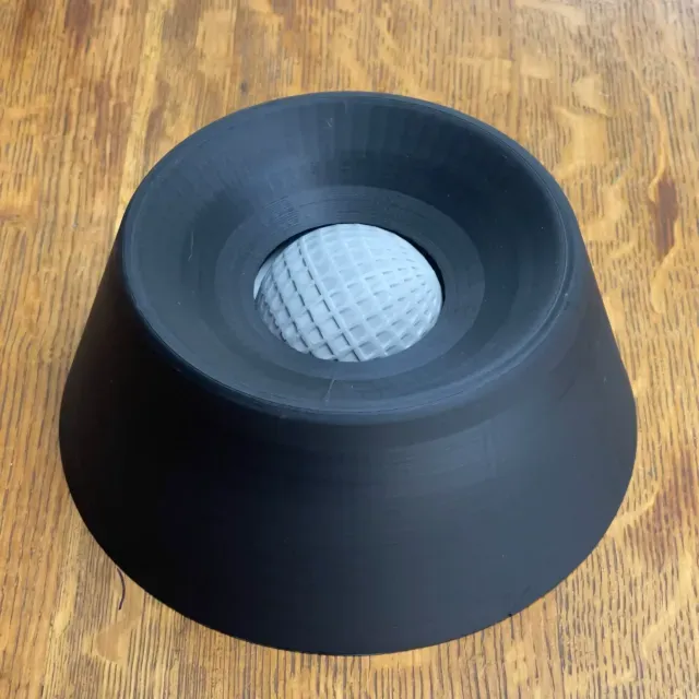 Large Dog Licking Bowl