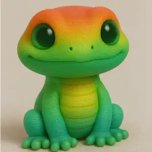 Cute Chibi Lizard Gecko