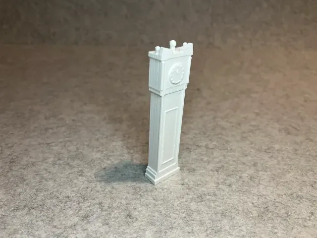 Dollhouse grandfather clock tower miniature house — Image 4 of 6