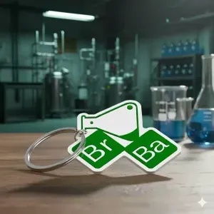 Llavero Breaking Bad con relieve