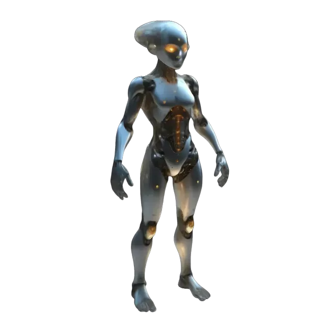 Futuristic Female Android Figurines Collection — Фото 4 из 9