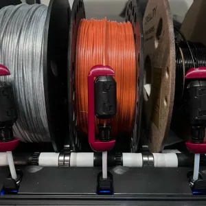 Filament dust remover holder for CFS