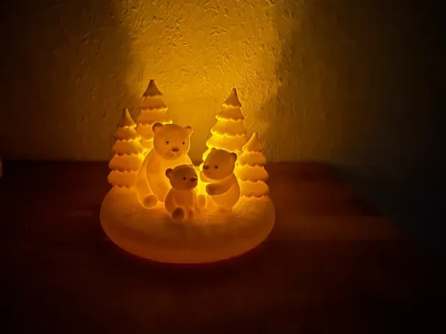 Bear Island with LED Tea Light Recess — Фото 8 из 9