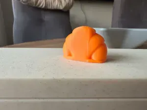 Cute Mini Croissant Buddy | Easy Bakery Print