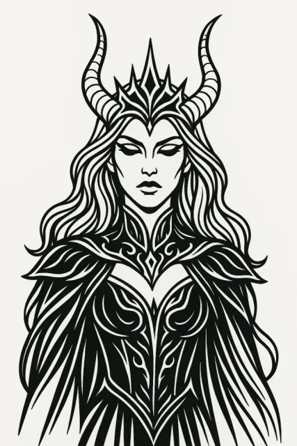 Dark fantasy women Wall decor — Фото 4 из 9