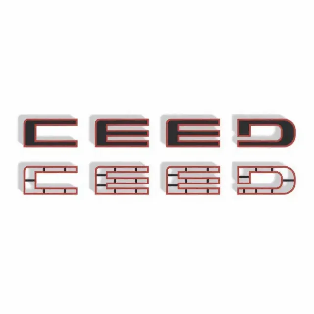Kia Ceed grill letters - 2 designs
