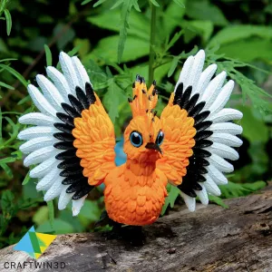 Print-in-Place Flexy Hoopoes