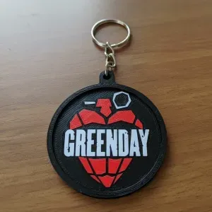 Keychain Rock Music - Green Day