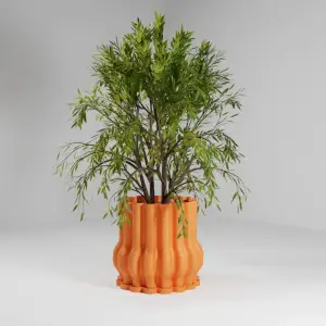Geowave Planter – Modern Faceted Pot with Snap Base