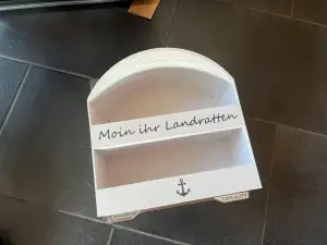 Lifebuoy Holder with Storage Compartments