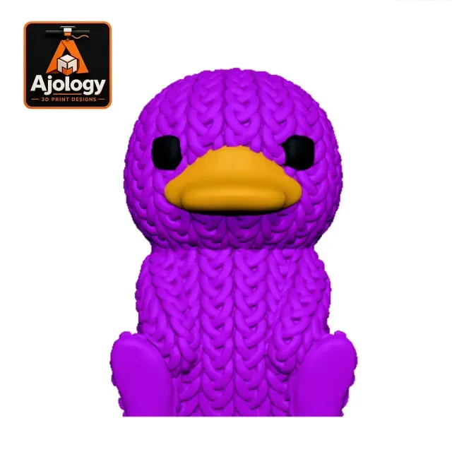 Knitted Cute Platypus – STL & 3MF Files for 3D Printing — Image 2 of 7