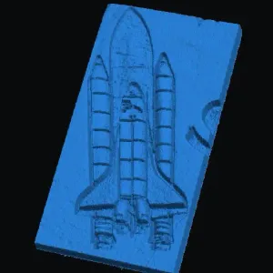 Space Shuttle Mold for Silicone Or Candle Pellets