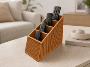Remote Control Organizer – Modern 4-Slot Stand 📺
