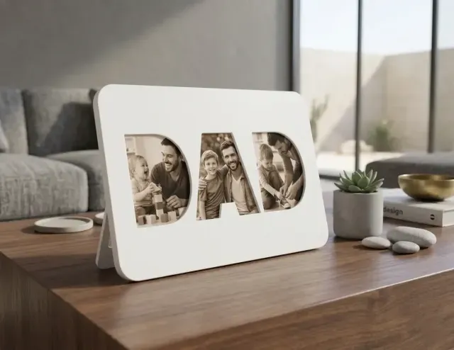 DAD Photo Frame, Father’s Day, Wall Decor, Picture Frame — Image 3 of 9
