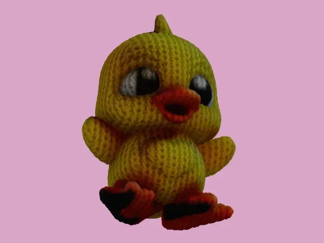 Cute knitted Ducky toy — Фото 4 из 9