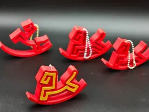 Leaping Year of the Horse Logo Rocking Car Pendant (4 Styles in Total)