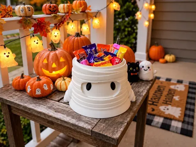 Spooky Mummy Candy Keeper - Halloween Treat Bowl — Фото 7 из 9