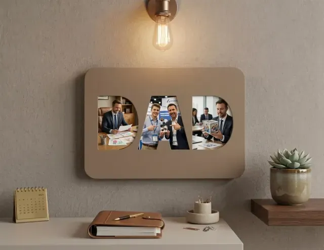 DAD Photo Frame, Father’s Day, Wall Decor, Picture Frame — Image 7 of 9