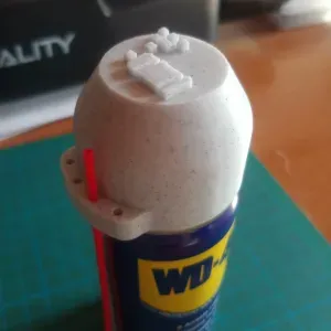 WD-40 Cap with Straw Holder