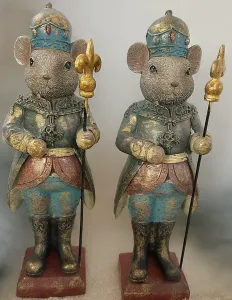 Nutcracker Mouse Soldier with Scepter – Christmas