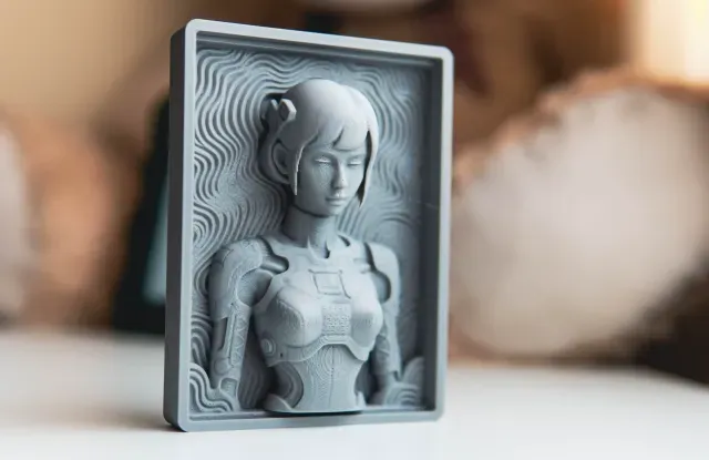 Yiri Cyber Girl - Unified Bas Relief Art — Фото 4 из 8