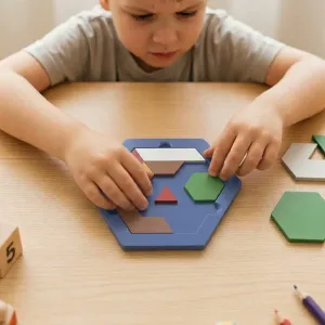 Hexagon Puzzle Game For Kids Educational Gift