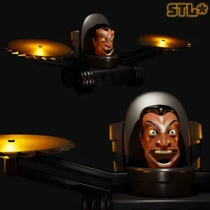 SKIBIDI TOILET DUAL BUZZSAW CAR SKIBIDI TOILET | 3D FAN ART