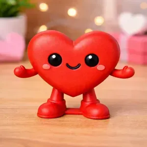 ❤️Valentine Heart Character – Easy Print Gift❤