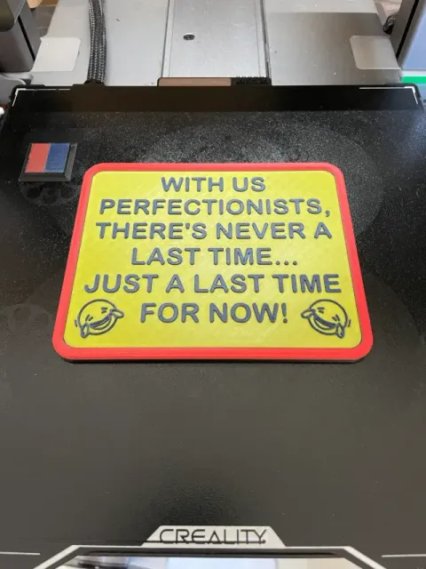 Perfectionist sign — Image 4 of 6