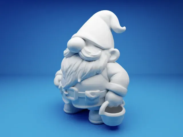 Classic Garden Gnome – 3D Printable Figurine — Фото 3 из 8