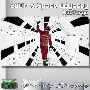 2001: A Space Odyssey Hueforge