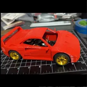 F40 stretched and scaled for Losi Micro B
