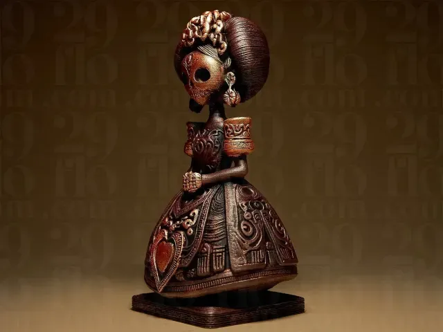 Dia Dos Muertos Figurine — Image 4 of 9