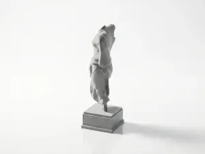 Classical Draped Female Torso Statue 3D Printable