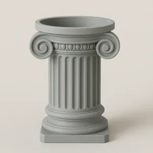 Greek column pot