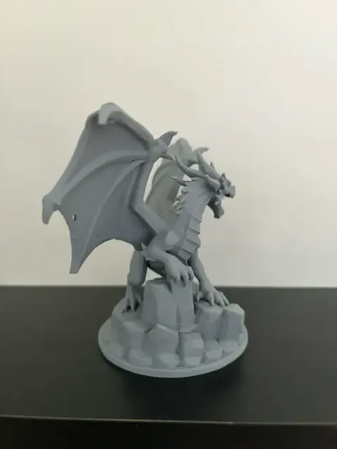 Epic Dragon Statue – Fantasy 3D Model with Wings — Фото 3 из 4