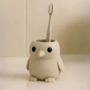 porta cepillos pinguino