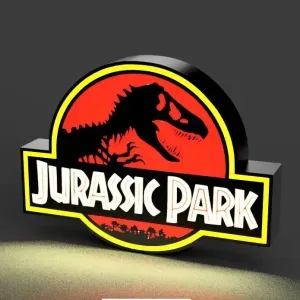 Jurassic Park Logo Light