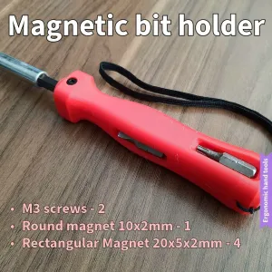 Magnetic bit holder