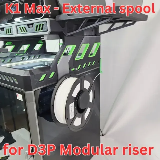 Interchangeable spool holder for K1 Max - K2 Plus D3P riser — Фото 6 из 8