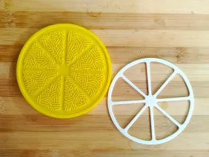 🍋 Zesty Stack – Lemon Slice Coaster Set