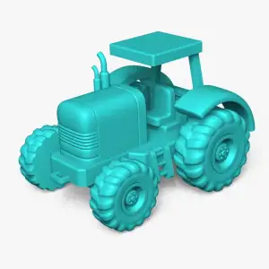 Cute Tractor - Block Cars - Funny Toy to Assembly