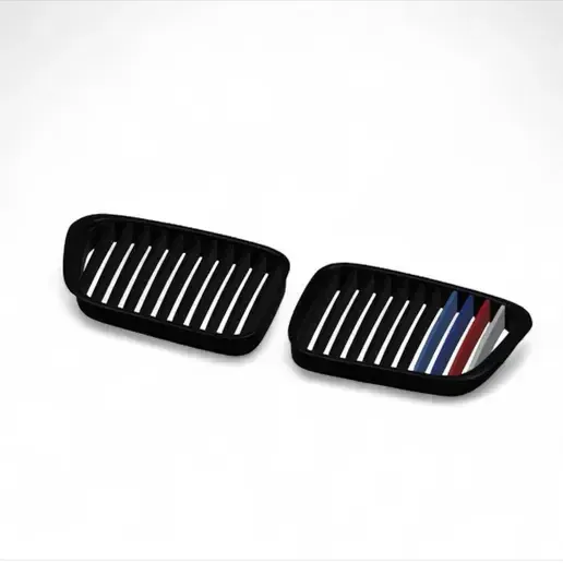 BMW E46 Compact Custom Kidney Grilles (M-Style) — Фото 3 из 5
