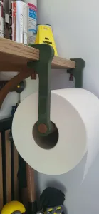 Under shelf paper towel holder