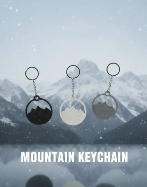 Mountain Keychain/Ornament