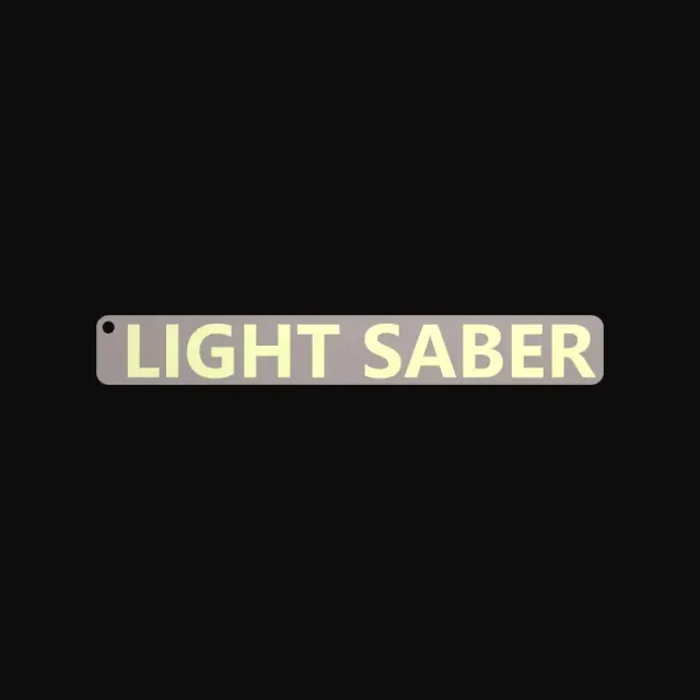 LIGHT SABER_ star wars keychain