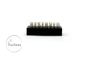 RESERVED TABLE SIGN 100% CUSTOMIZABLE WITH DIFFERENT TEXTS