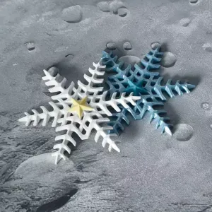 DC-Star Snowflake Ornament