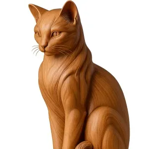 Cat statuette