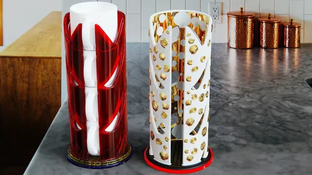Coffee & Tea Cup & Mug Stacker Universal Fit 4 Elegant Models — Image 9 of 9